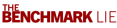 The Benchmark Lie book wordmark logo